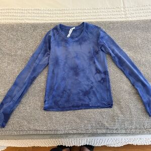 Lululemon Tie-Dye Long Sleeved Shirt